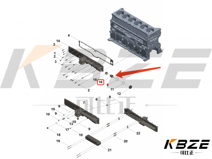 CUMMINS QSX15 ISX15 Motoru 101°C TERMOSTAT 4386527 Çömlekçiyi Değiştir