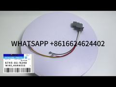 6745-81-9240 6745-81-9210 KOMATSU SAA6D114E-3 3968886 PC300-8 için enjeksiyon kablosu