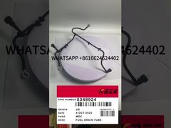 5348924 CUMMINS QSF3.8 DİZEL MOTOR YAKIT TAHLİYE BORUSU XE135 CLG915E EKSKAVATÖR İÇİN