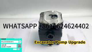 NACHI PS10V00003F1 KOBELCO SK55 CX55B KÜÇÜK EKSKAVATÖR İÇİN HİDROLİK DİŞLİ POMPA DEĞİŞİMİ