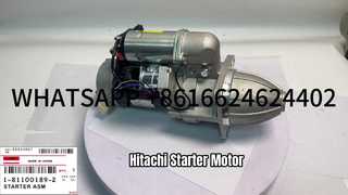 KBZE 1-81100189-2 1-81100189-0 HITACHI EX200-1 4.5KW 11T 24V ISUZU 6BD1 MOTORU için STARTER MOTOR