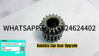 KBZE Yedek Kobelco YT15V00012S010 Nihai Tahrik Güneş Dişlisi SK70 SK75 SK80 Ekskavatör Seyahat Mo'ya Uygun