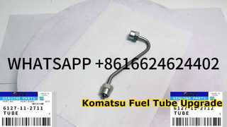 KOMATSU D155 D335 OEM KALİTE KBZE 6127-11-2712 6127-11-2711 YAKIT BESLEME BORUSU S6D155-4 D İÇİN DEĞİŞTİRİN