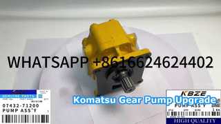 KOMATSU 07432-71200 141-43-00021 16Y-75-24000 DİŞLİ POMPA D54A D75A D80A D85A D95S SD16 Sizin İçin