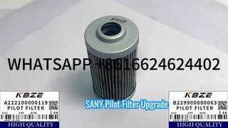SANY A222100000119 B229900000063 PILOT FILTRESI SY55 SY75 SY205 S215 S365 EKSKAVATÖR IÇIN DEĞİŞTİRİN