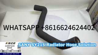 KBZE MARKA OEM 12897220 SANY EKSKAVATÖR RADYATÖR HORTUMU SY215 CUMMIN S 6BT MOTOR