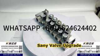 KBZE 152301000629A SANY 61023519 SOLENOID VALF GRUBU SY195 S205 S210 SY215 SY245 SY285