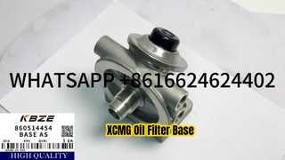 860514454 XCMG XE210 XE215 EKSKAVATÖR YAĞ FİLTRE TABANI OLARAK KBZE OEM KALİTELİ ÜRÜN