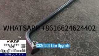 KBZE 860121034 XCMG XE205/XE215/XE245 için Kova Silindir Yağı Dönüş Hattı – Yüksek Basınç