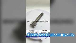 KBZE MARKA XCMG SANY 860124207 60158940 NİHAİ SÜRÜCÜ 1. SEVİYE GÜNEŞ DİŞLİ XE215 SY215 EKSKAVATÖR