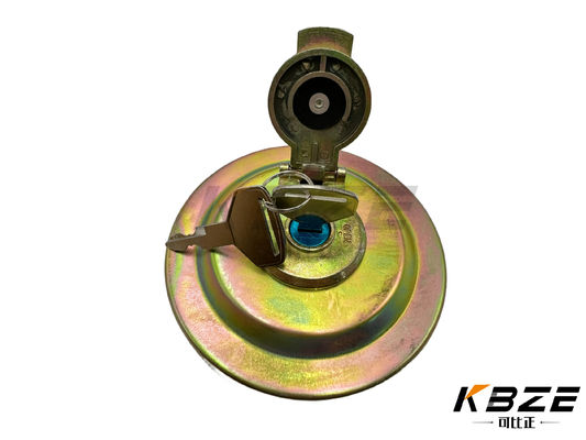 KOBELCO 2246U260F1 2444R1047 FUEL TANK CAP / FUEL FILLER CAP WITH 2 KEY REPLACEMENT FOR EXCAVATOR SK200-8 SK210-8 SK250-8