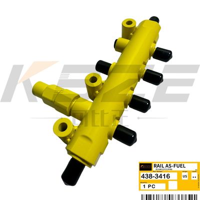 CAT 320D 323D EXCAVATOR 438-3416 RAIL AS-FUEL 320D 323D FITS C6.4 C6.6 ENGINE