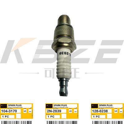 KBZE 2N-2839  104-3170 128-6238 SPARK PLUG REPLACE FOR G3304 G3306 G3406 G3408 G3412 ENGINE