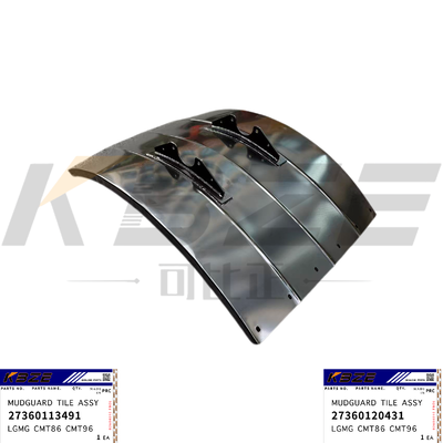 KBZE 27360113491 LGMG TRUCK 27360120431 MUDGUARD TILE ASSY FOR CMT86H CMT88 MINING DUMP TRUCK EQUIPMENT