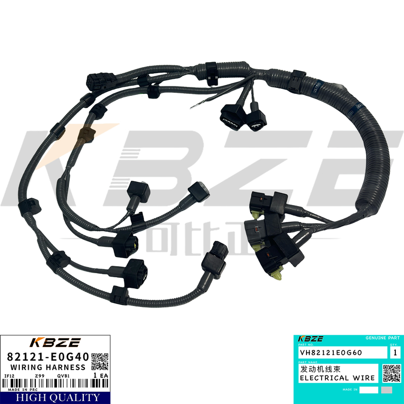 KBZE VH82121E0G60 KOBELCO SK200-8 ENGINE WIRING HARNESS VH82121E0G40 82121-E0G40 FOR HINO J05E ENGINE
