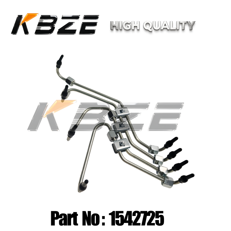 KBZE QUALITY PARTS PERKINS 1542725 INJECTOR FUEL LINE EXCAVATOR E304.5 E305 E306 E307，FITS ENGINE 404D-22 C2.2 