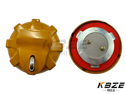 Yüksek Kaliteli C-A-T Yakıt Tankı Kapağı / Yakıt Doldurucu Kapağı E200B E307 E308 E312B EXCAVATOR için 2 anahtarlı değiştirme