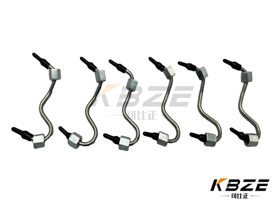 6PCS Yüksek Kaliteli VOLVO D6D EC210B EC240B EC290B VOE20460100 20460100 Yakıt Enjeksiyon Tüpü / Yüksek Basınçlı Yakıt Hattı ASSY