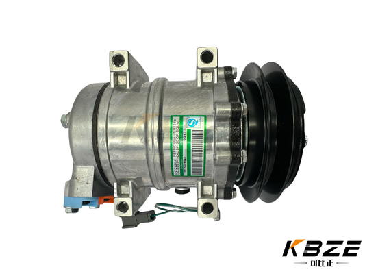 HITACHI EX200-6 ZAX200-6 için EXKAVATOR R134A hava kompresörü SE5H14 24V