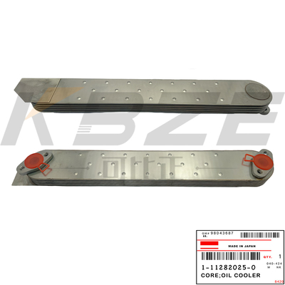 KBZE ISUZU 6BG1 1-11282025-0 5P HITACHI EX200-5 ZAX200-5 için motor yağı soğutucu çekirdeği