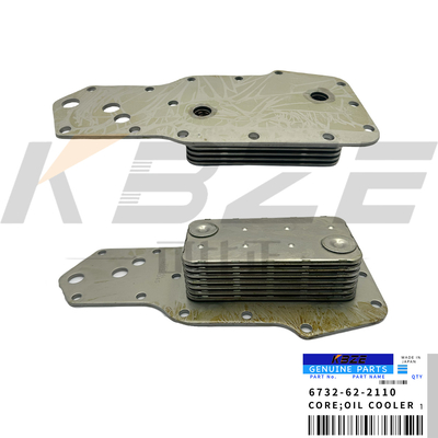 KOMATSU 6D102 6732-62-2110 7P Yağ Soğutucu çekirdek Cummins 6BT 3957544 3921558 MÖTÖR