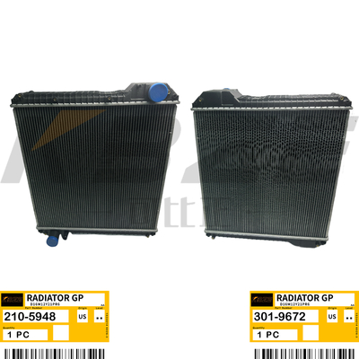 KBZE BRANDS 301-9672 210-5948 CAT C4.4 RADIATOR 416E 420E 432E 444E BACKHOE LOADER için uygun
