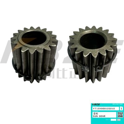 KBZE Değiştirme Kobelco YT15V00012S010 Final Drive Sun Gear Fits SK70 SK75 SK80 Ekskavatör Seyahat Motoru yedek parçaları