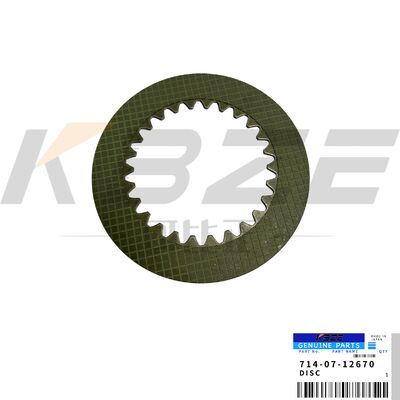 KBZE 714-07-12670 7140712670 KOMATSU WA200 WA250 WA300 WA320 WA380 WA400 WA450 WA480 HM250 HM300 HM400 için OEM kalitesi sürtünme diski